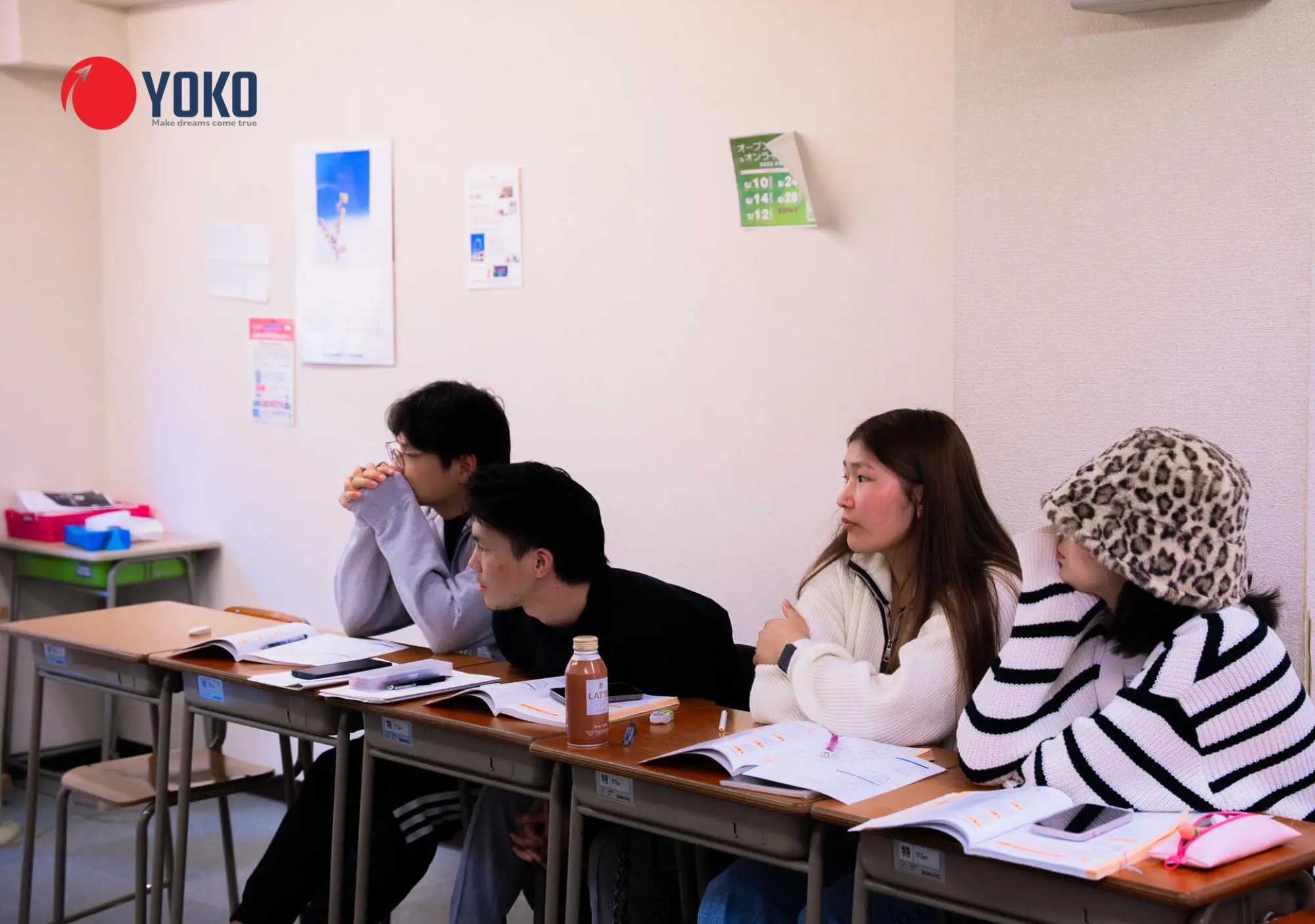 Lớp học tại Trường Nhật ngữ Yu Language Academy Tokyo