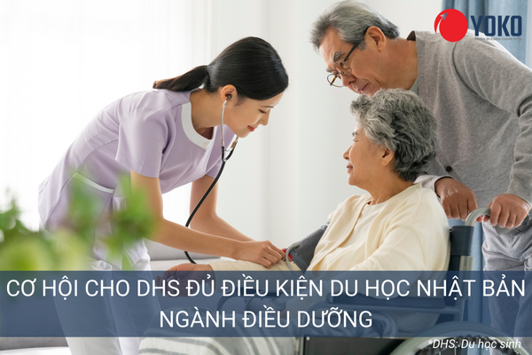 Cơ hội của các bạn học sinh, sinh viên đủ điều kiện du học Nhật Bản ngành Điều dưỡng