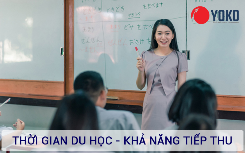 Thời gian du học ngắn hay dài - phụ thuộc vào khả năng tiếp thu bài giảng của bạn