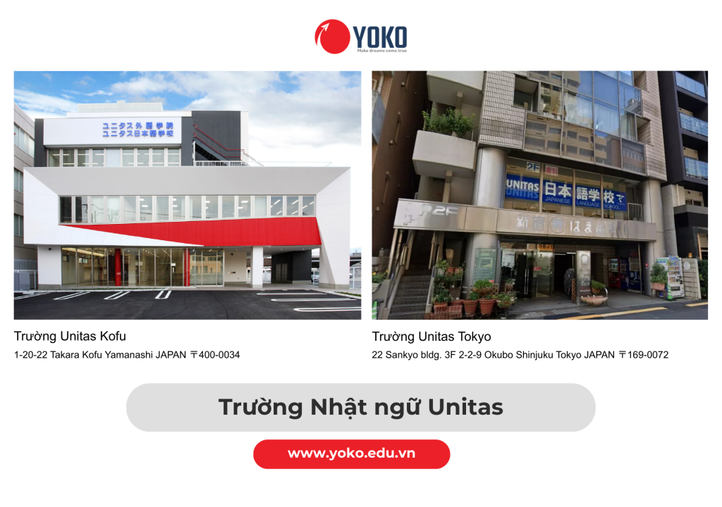Trường Nhật ngữ Unitas – Trường tiếng TOP đầu Nhật Bản