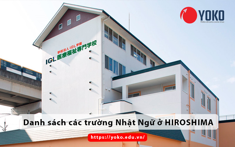 Danh sách các trường Nhật Ngữ ở HIROSHIMA